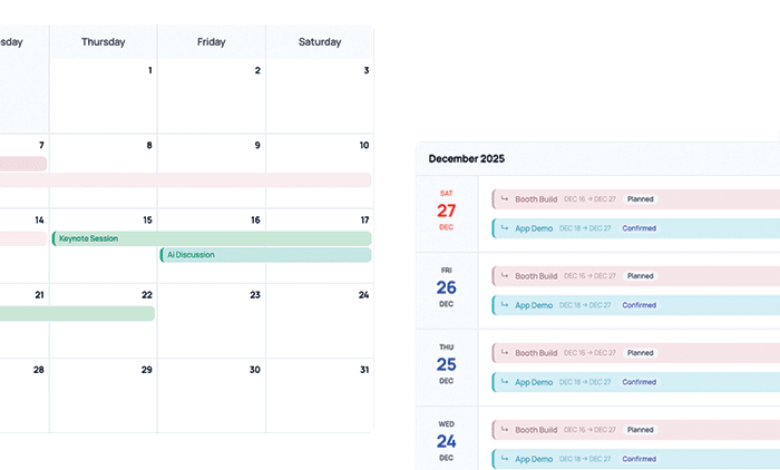 Schedule Preview